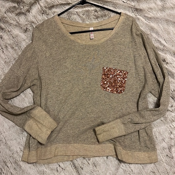 Sweatshirt material sweater or crew neck - Picture 2 of 7